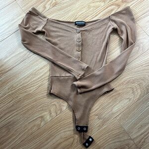 Fashionova off the shoulder bodysuit